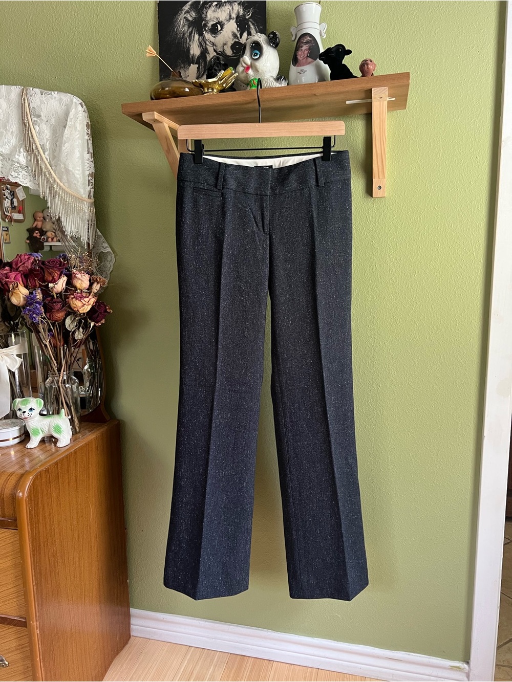 LOFT ‘Marisa’ Tweed Trousers